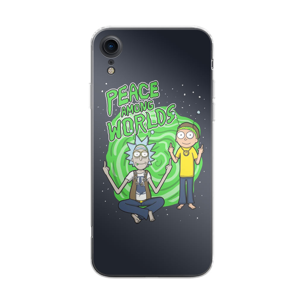 Rick And Morty Peace Among Worlds iPhone XR Case