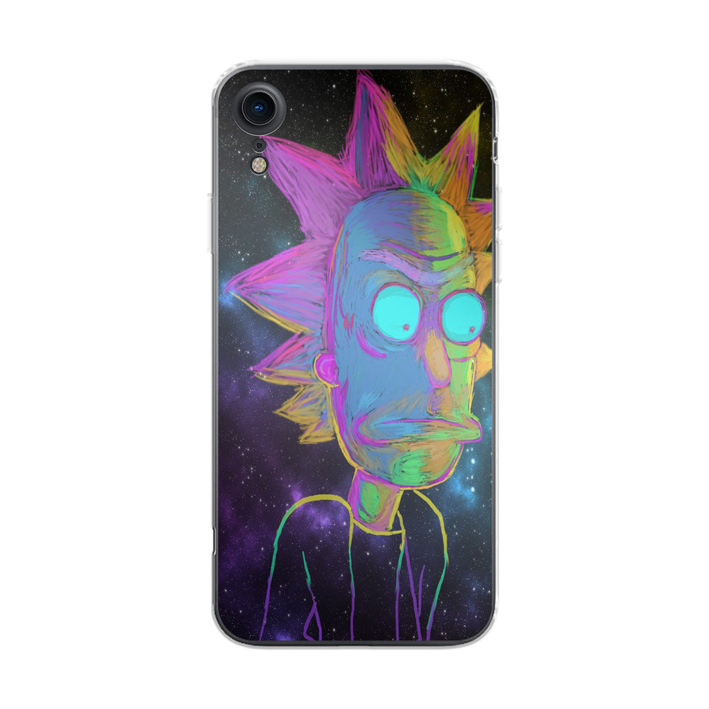 Rick Colorful Crayon Space iPhone XR Case