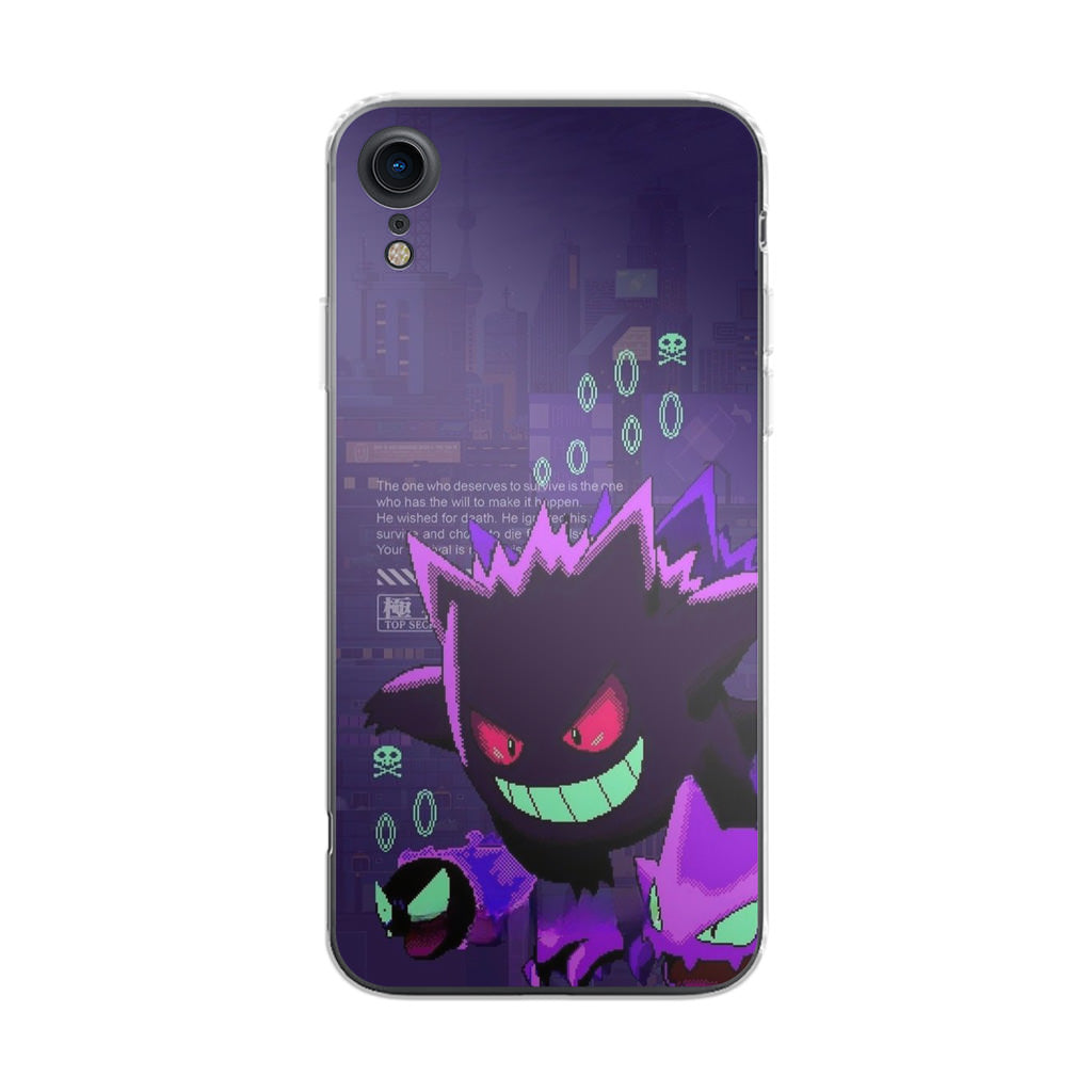 Gengar Pixel Art iPhone XR Case