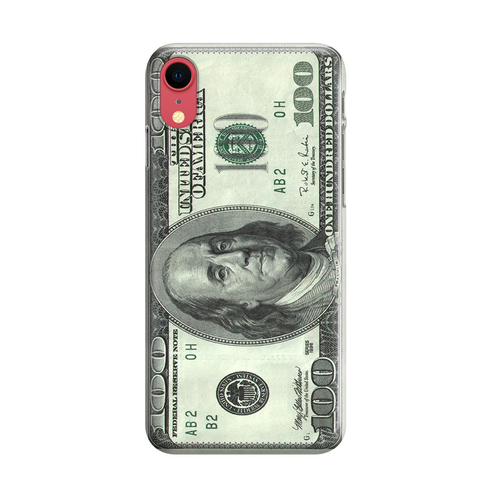 100 Dollar iPhone XR Case