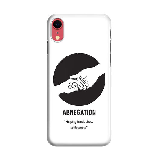 Abnegation Divergent Faction iPhone XR Case