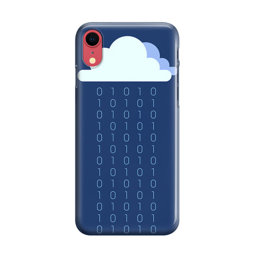 Abstract Binary Minimalist iPhone XR Case