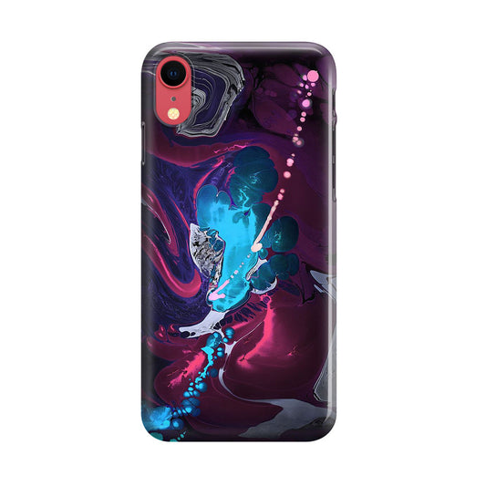 Abstract Purple Blue Art iPhone XR Case