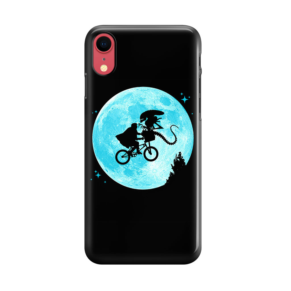 Alien Bike to the Moon iPhone XR Case