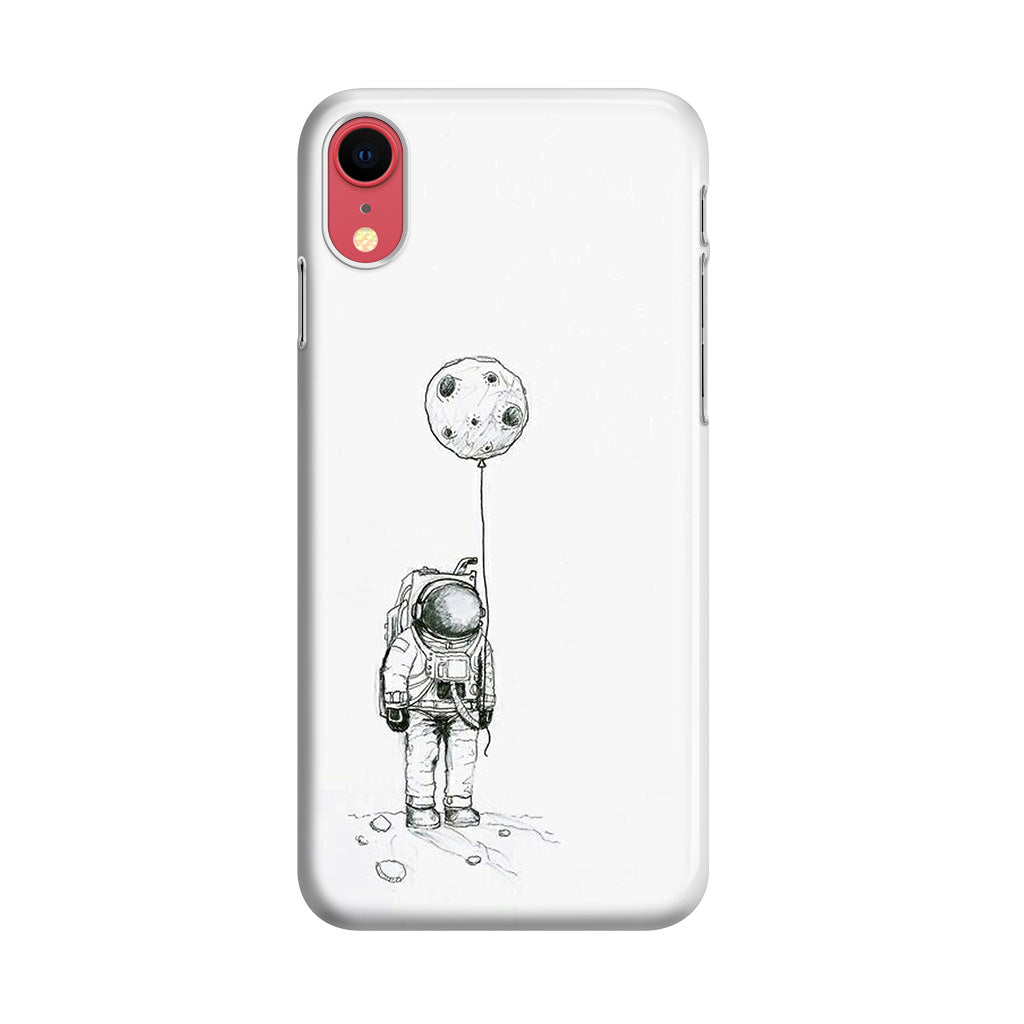 Astronaut Moon Balloon iPhone XR Case