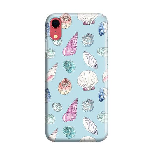 Beach Shells Pattern iPhone XR Case