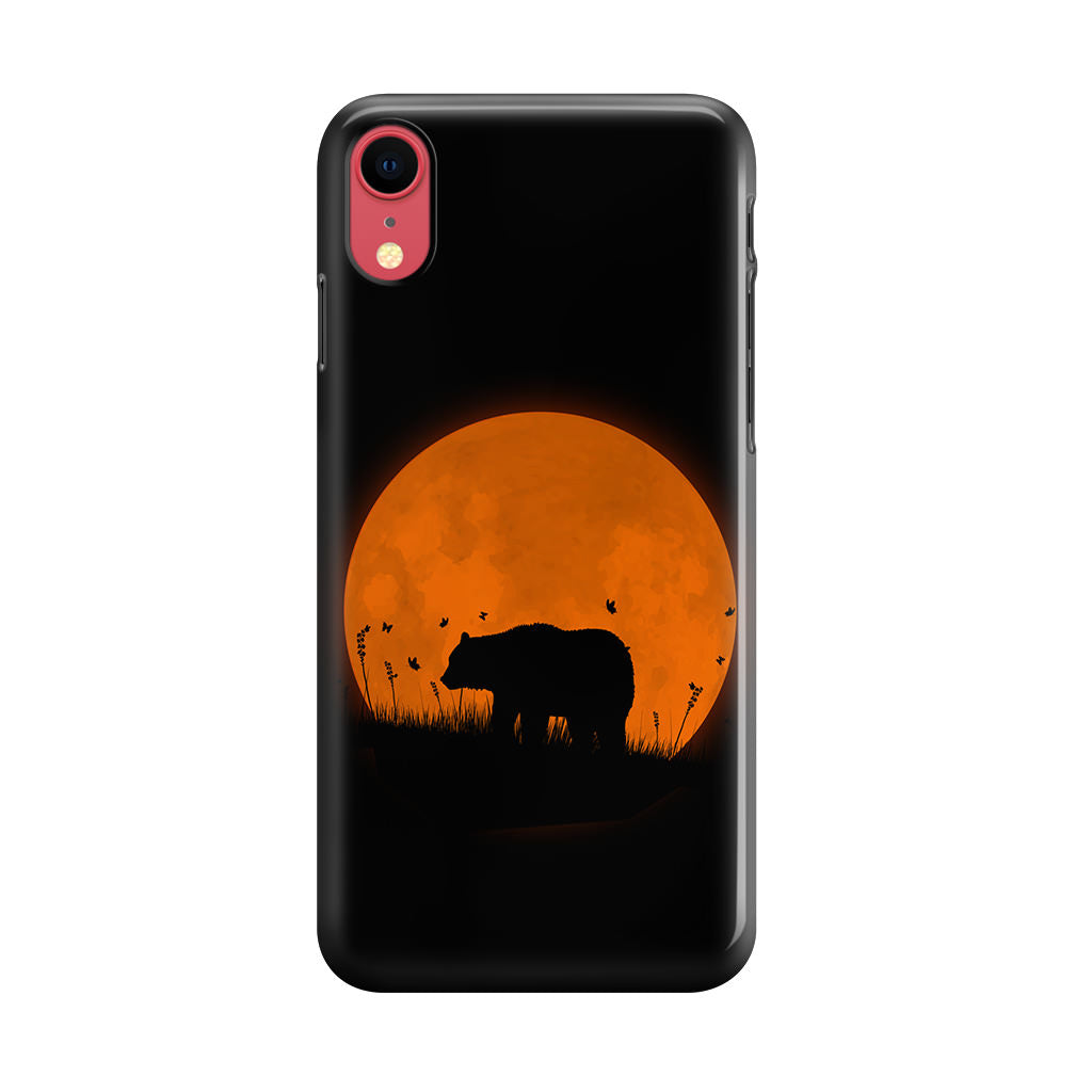 Bear Silhouette iPhone XR Case