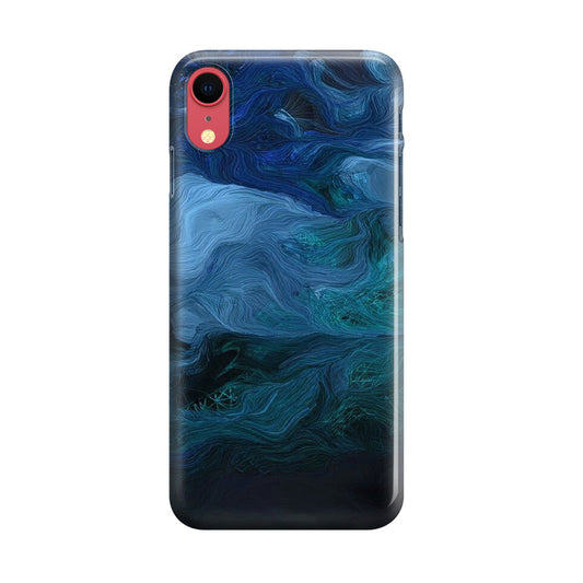 Blue Abstract Art iPhone XR Case