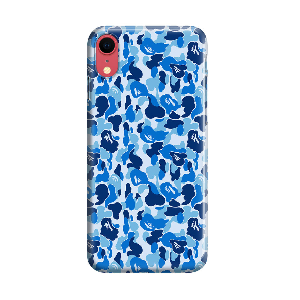 Blue Camo iPhone XR Case