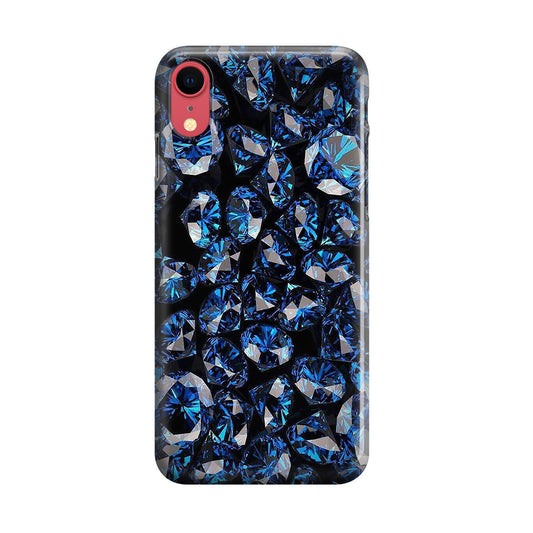 Blue Diamonds Pattern iPhone XR Case