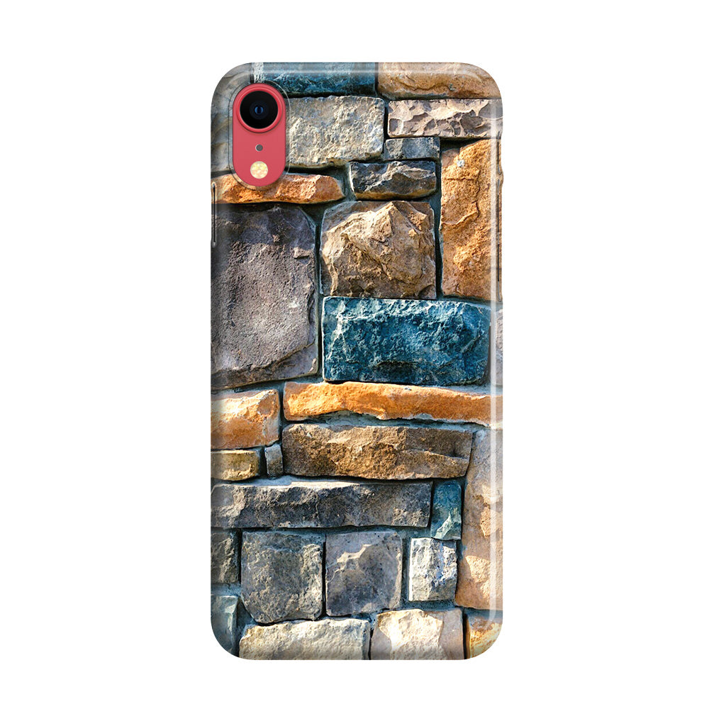 Colored Stone Piles iPhone XR Case