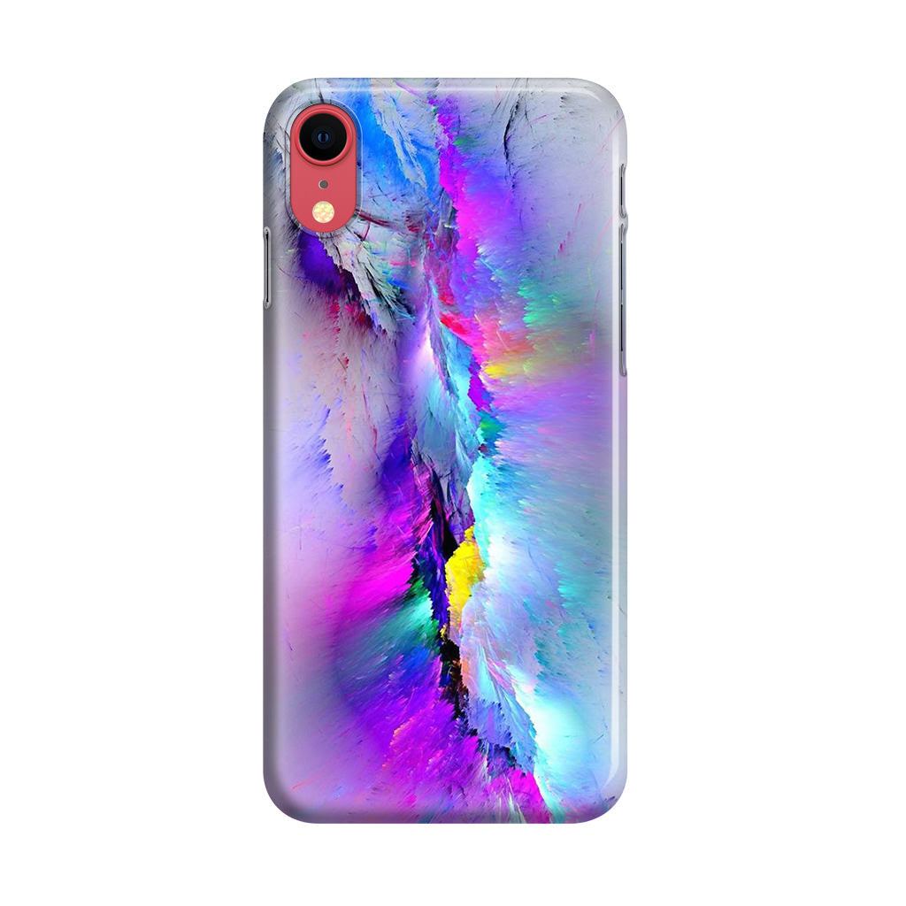 Colorful Abstract Smudges iPhone XR Case