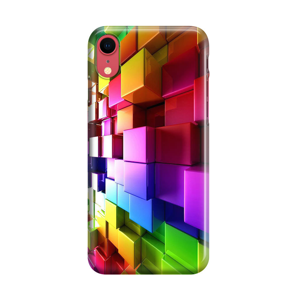 Colorful Cubes iPhone XR Case