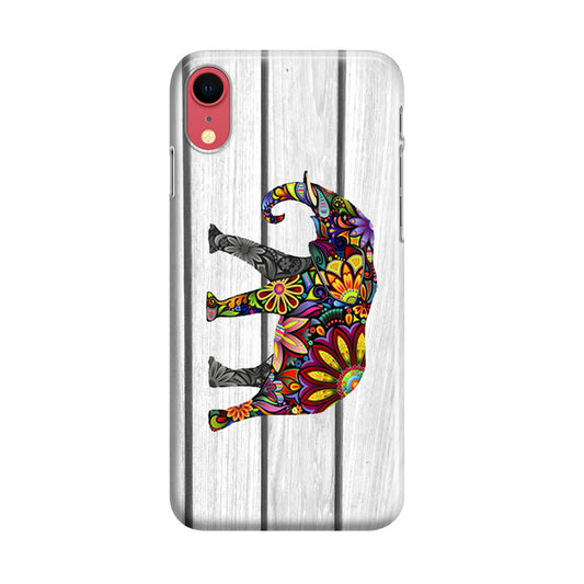 Colorful Elephant Flower iPhone XR Case