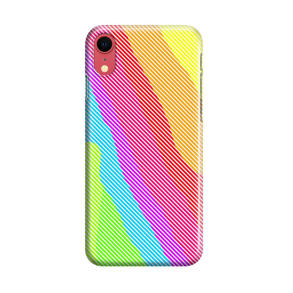 Colorful Stripes iPhone XR Case