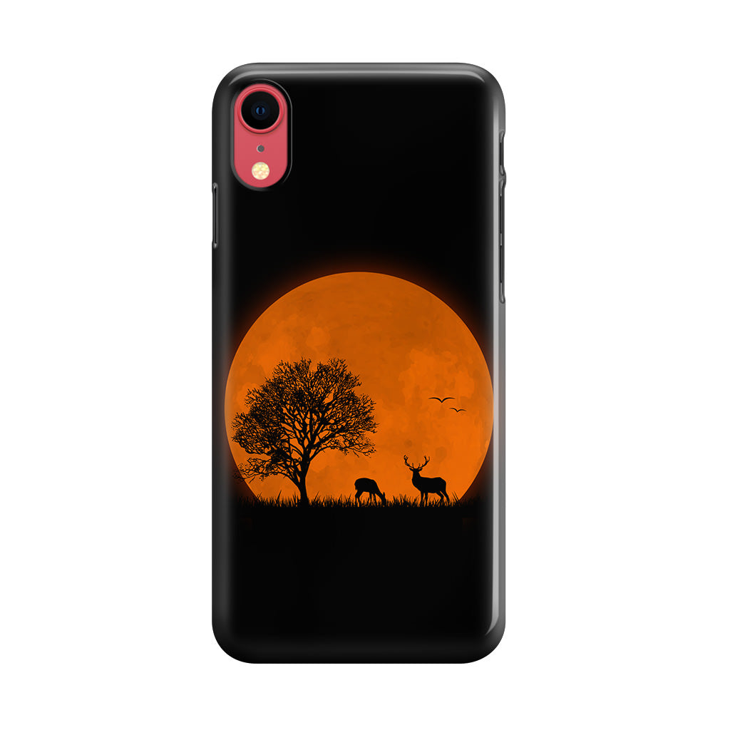 Deer Silhouette iPhone XR Case