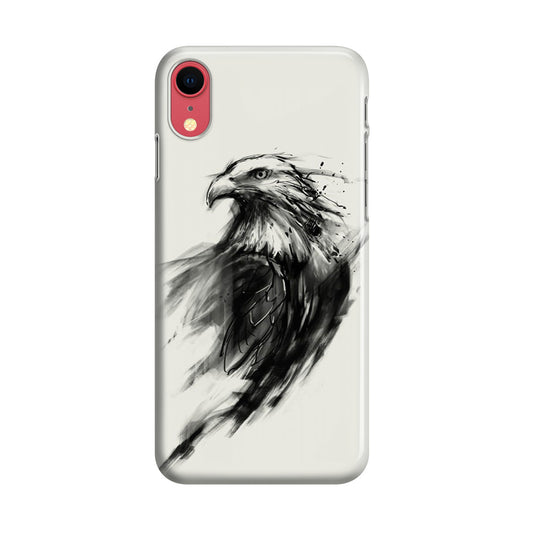 Eagle Art Black Ink iPhone XR Case