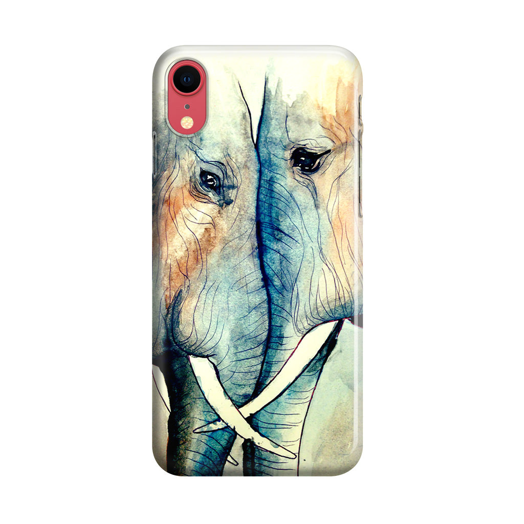 Elephants Sadness iPhone XR Case