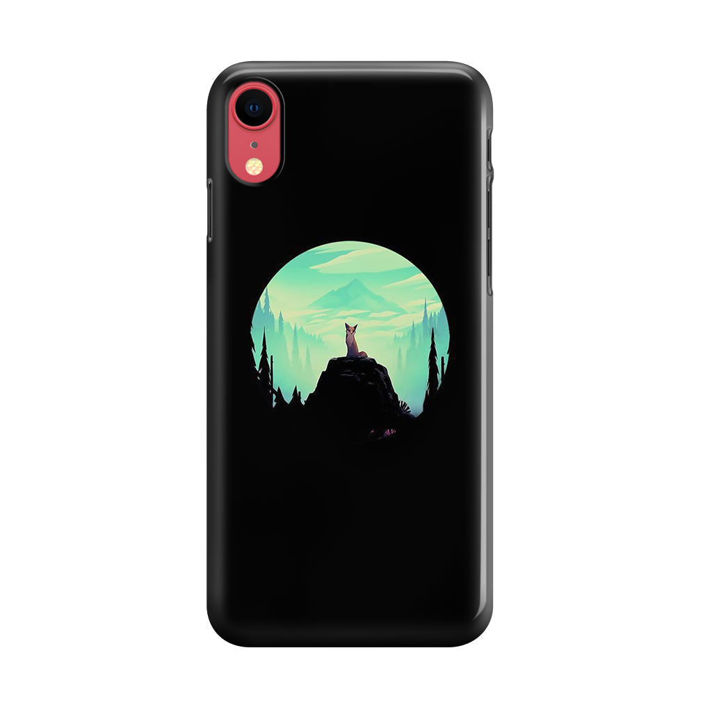 Fox on the Rock iPhone XR Case