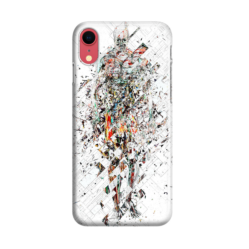 Fragmantacia Art Human Abstract iPhone XR Case