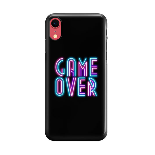 Game Over Neon iPhone XR Case