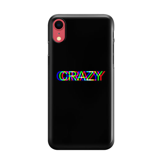 Glitch Crazy iPhone XR Case