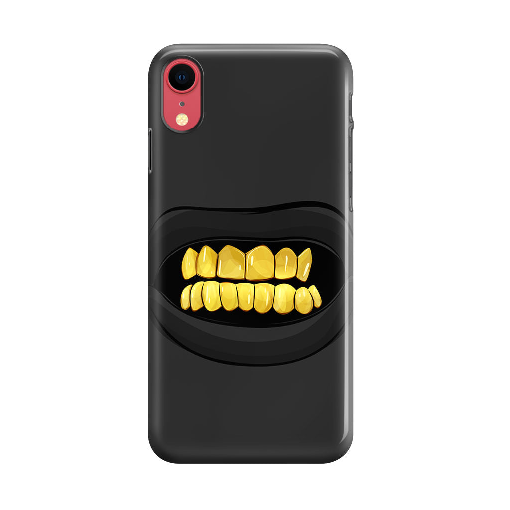 Gold Grillz iPhone XR Case