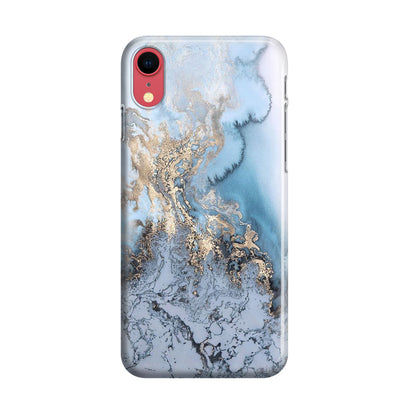 Golden Azure Marble iPhone XR Case