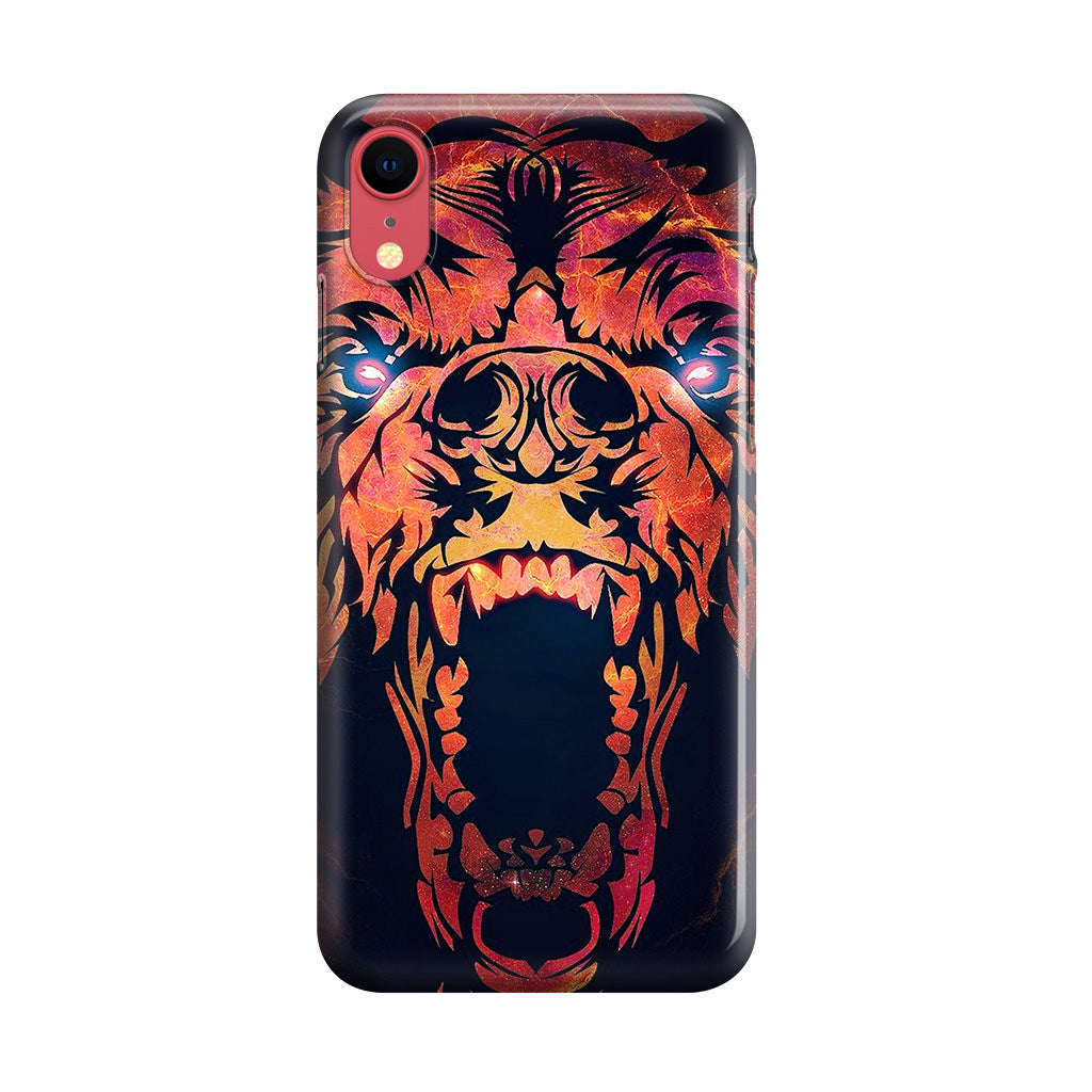 Grizzly Bear Art iPhone XR Case