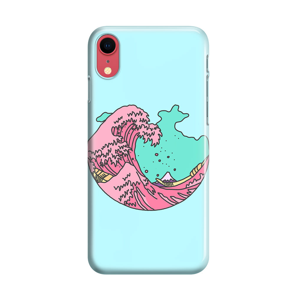 Japanese Pastel Wave iPhone XR Case