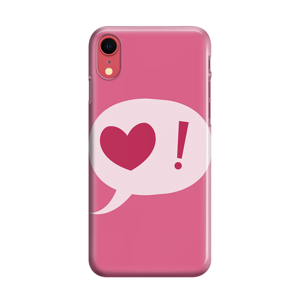 Love Pink iPhone XR Case