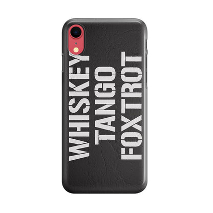 Military Signal Code iPhone XR Case