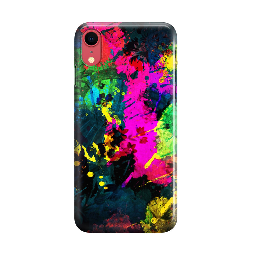 Mixture Colorful Paint iPhone XR Case