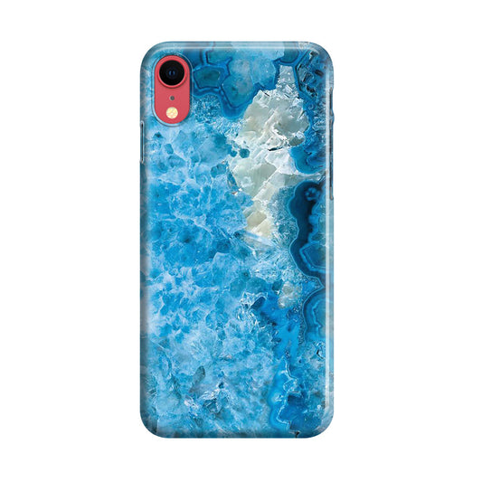 Navy Blue Marble iPhone XR Case