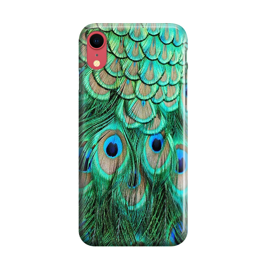 Peacock Feather iPhone XR Case