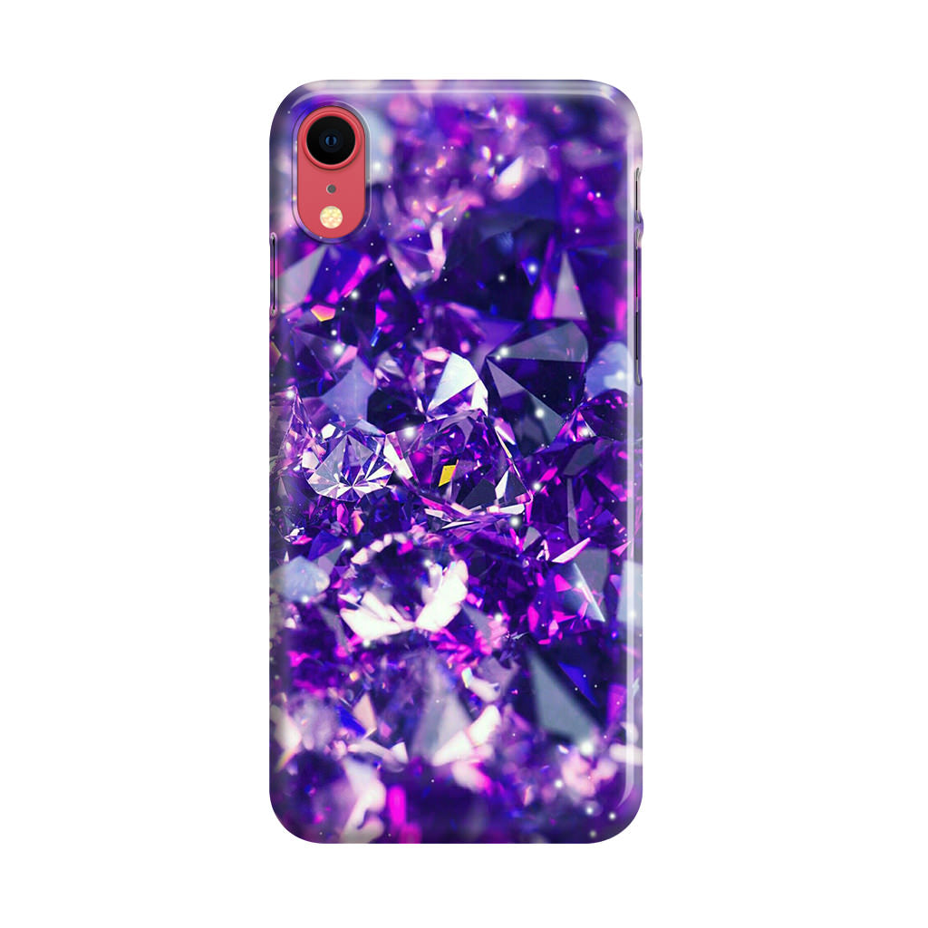 Purple Crystal iPhone XR Case