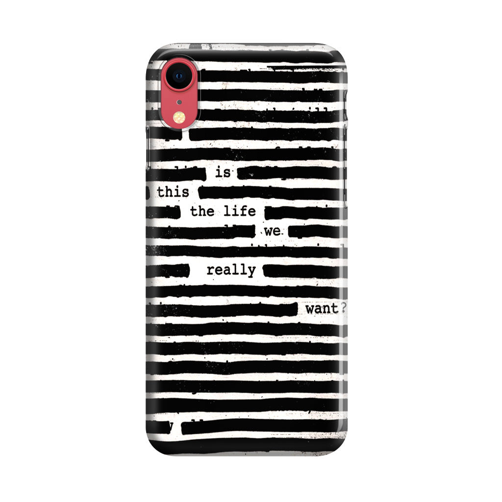 Roger Waters Is This the Life We Really Want iPhone XR Case