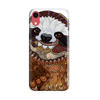 Sloth Ethnic Pattern iPhone XR Case