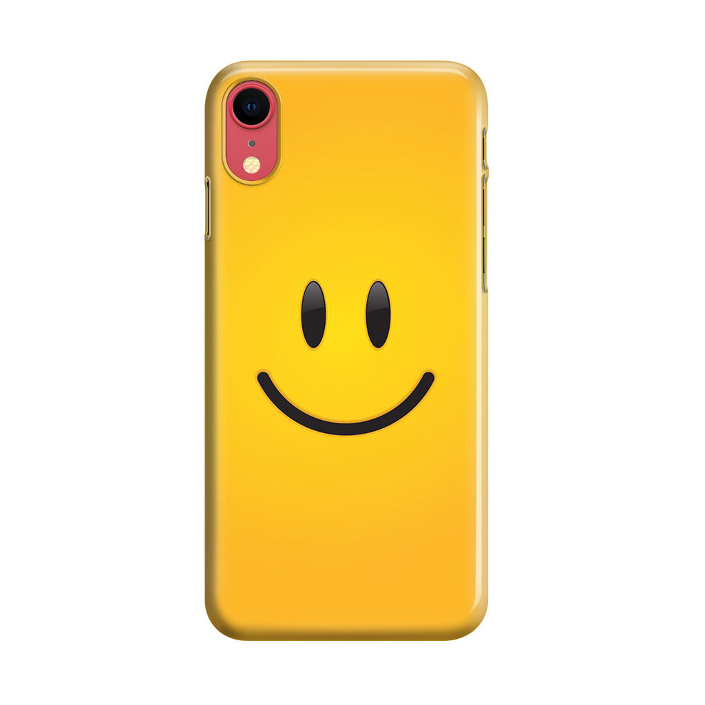 Smile Emoticon iPhone XR Case