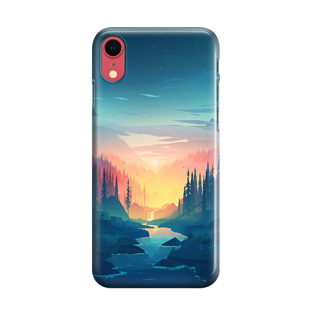 Sunset at The River iPhone XR Case