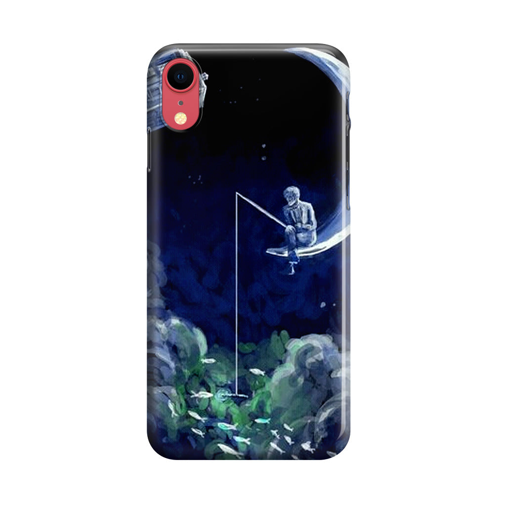 Tardis Walking To The Moon iPhone XR Case