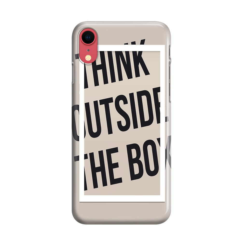 Think Outside The Box iPhone XR Case