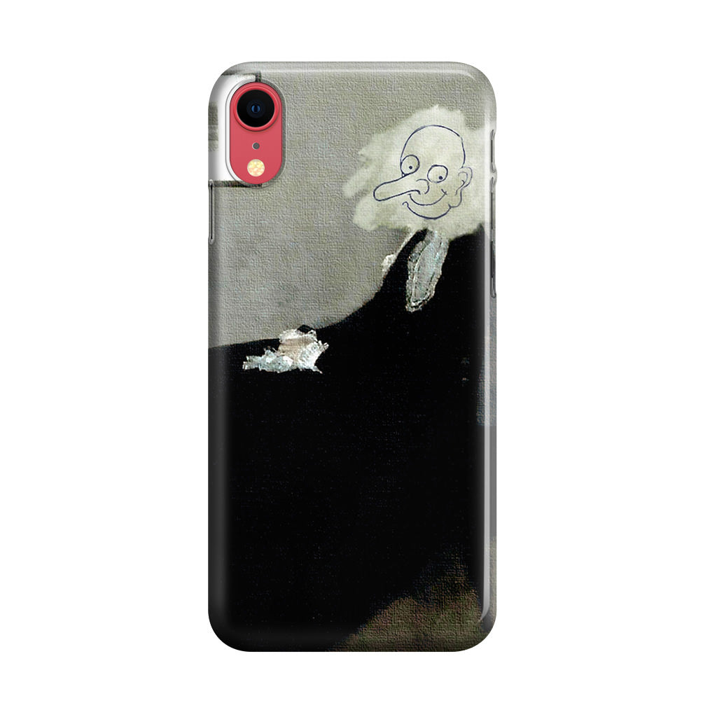 Whistler's Mother by Mr. Bean iPhone XR Case