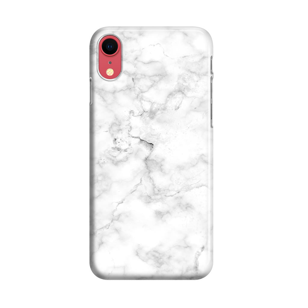 White Marble iPhone XR Case