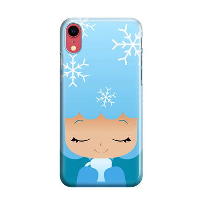 Winter Afro Girl iPhone XR Case