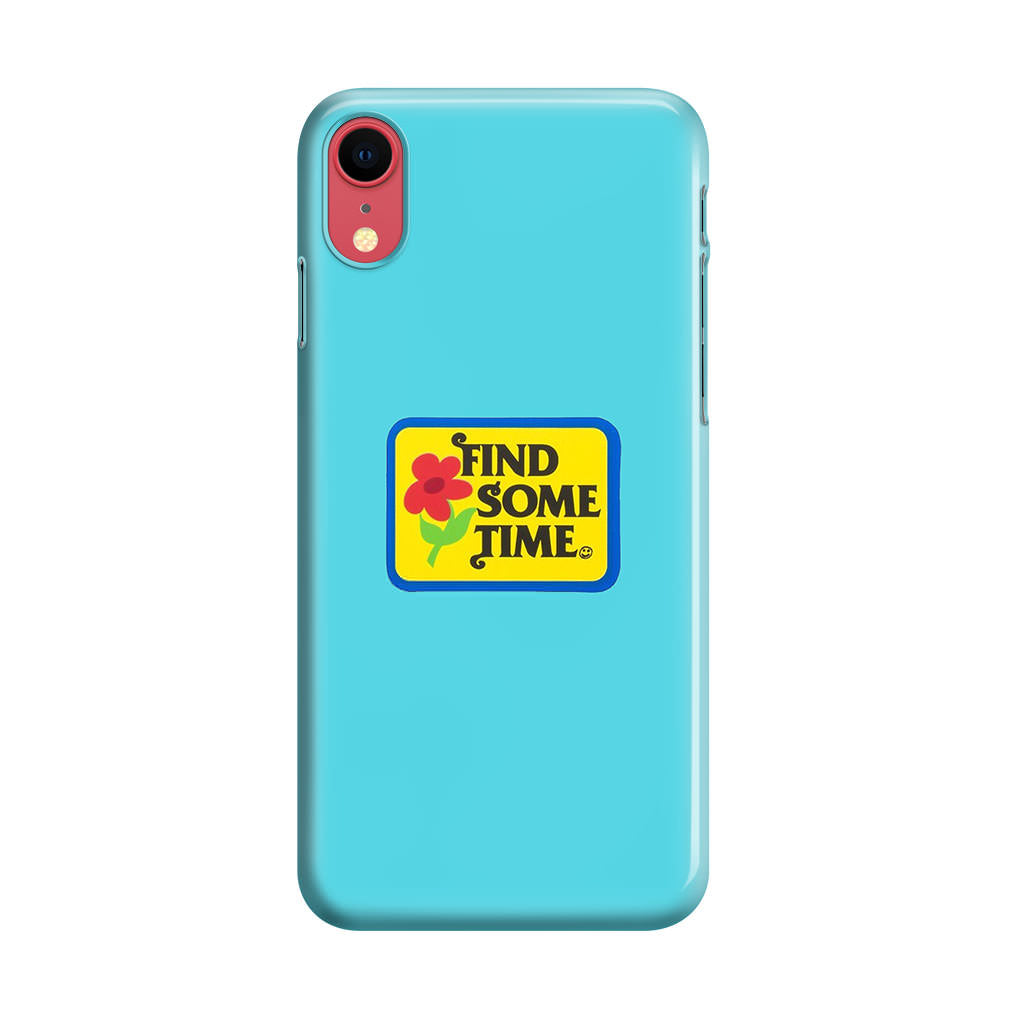 Find Some Time Flower iPhone XR Case