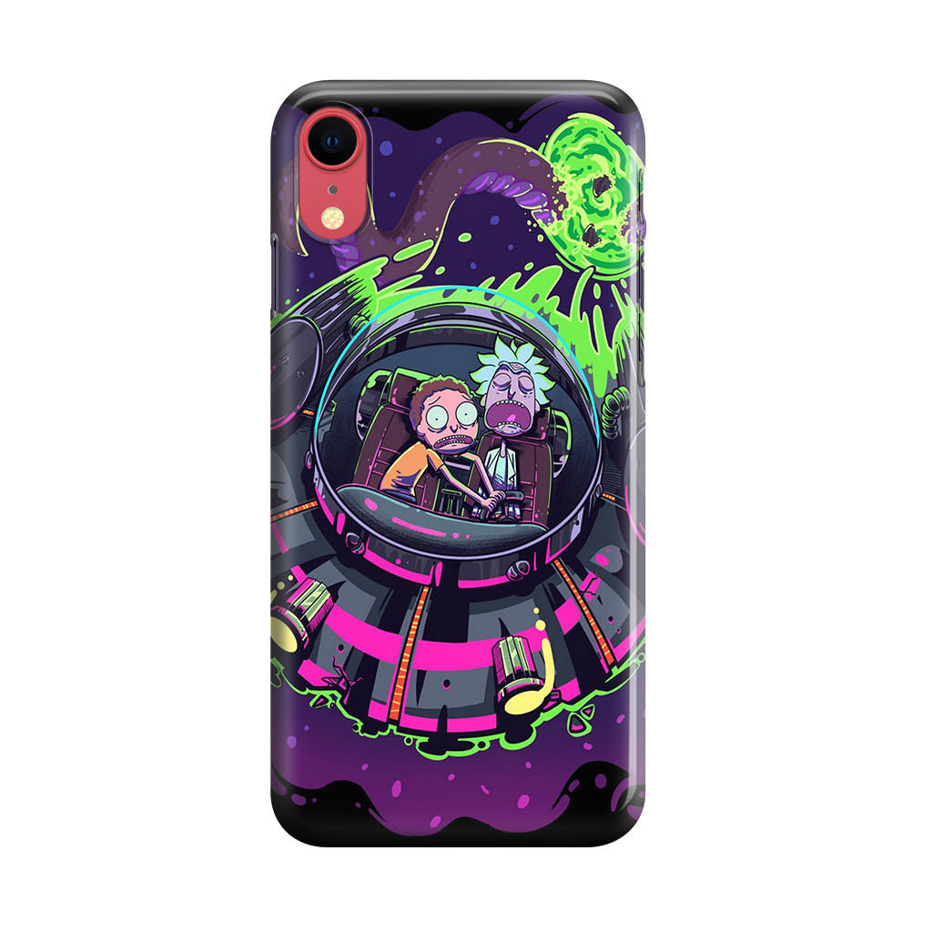 Rick And Morty Spaceship iPhone XR Case