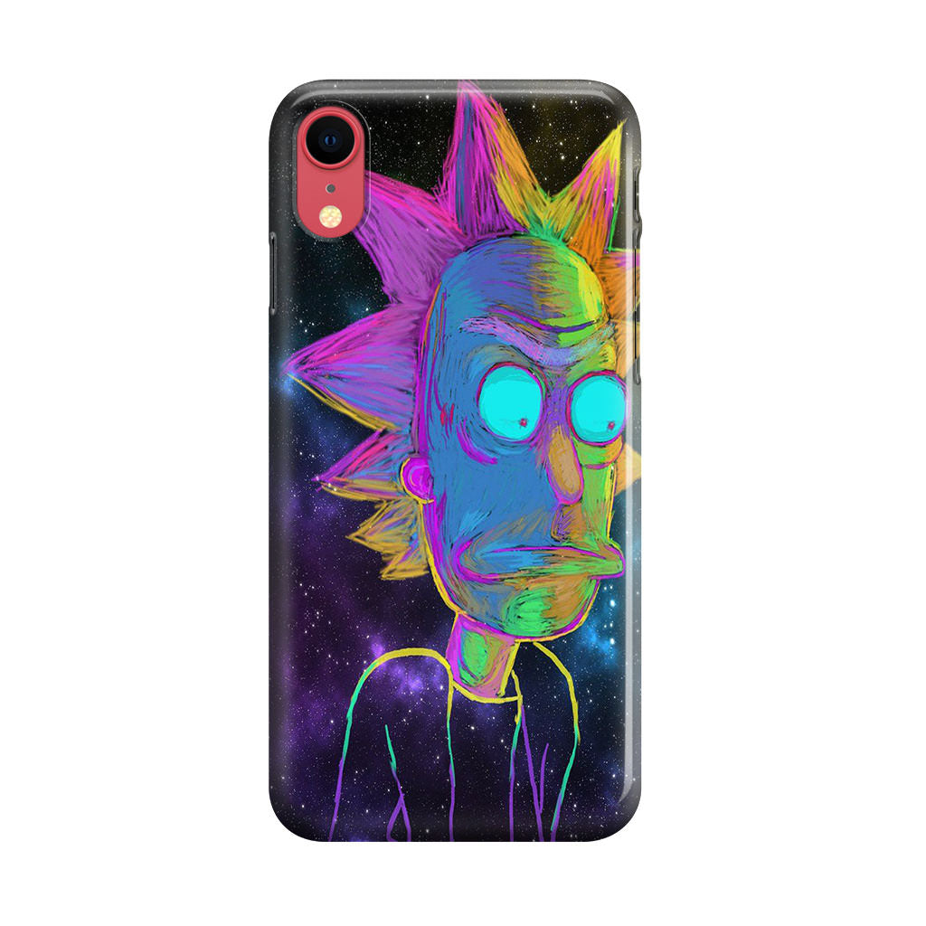 Rick Colorful Crayon Space iPhone XR Case