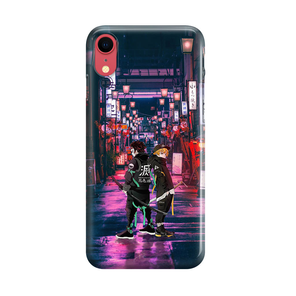 Tanjir0 And Zenittsu in Style iPhone XR Case