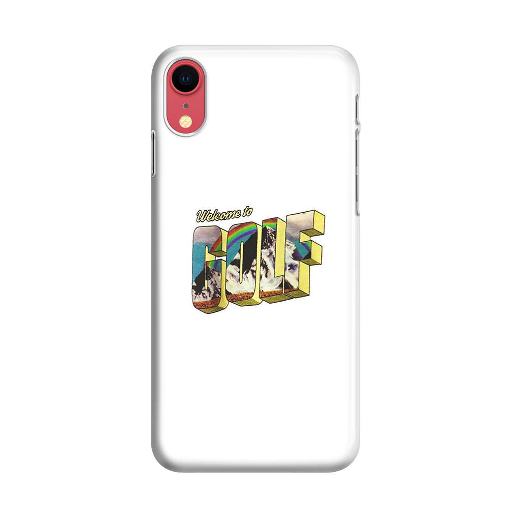 Welcome To GOLF iPhone XR Case